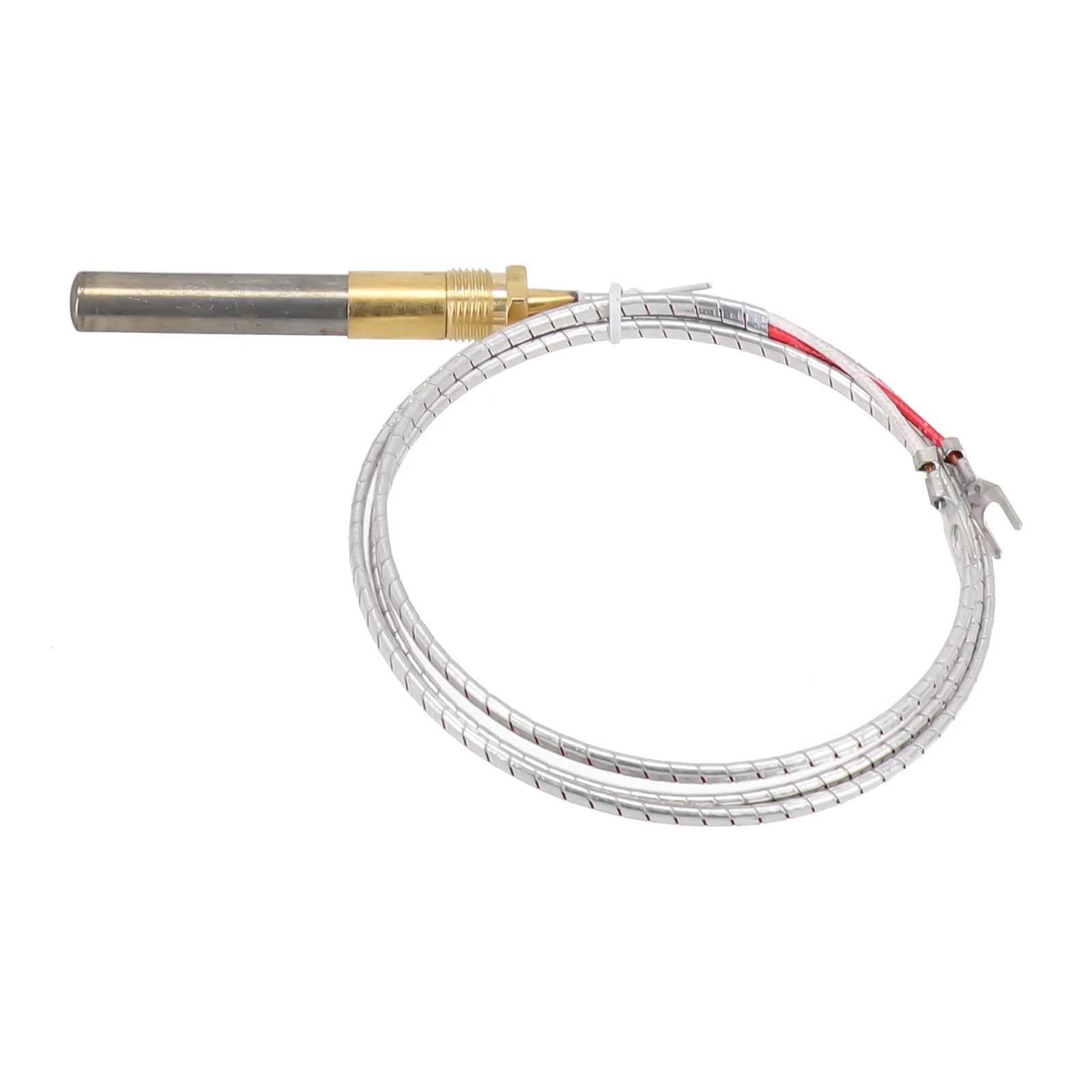 24 Inch Gold Copper Thermocouple 750C Millivolt Temperature Sensor For Gas Fireplace Oven Grill Boiler Water Heater Replacement