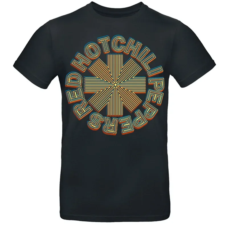 

2025 Summer Fashion Rock American Retro Pattern Printed Unisex T-shirts High-quality Pure Cotton Summer Casual Graphic T shirts