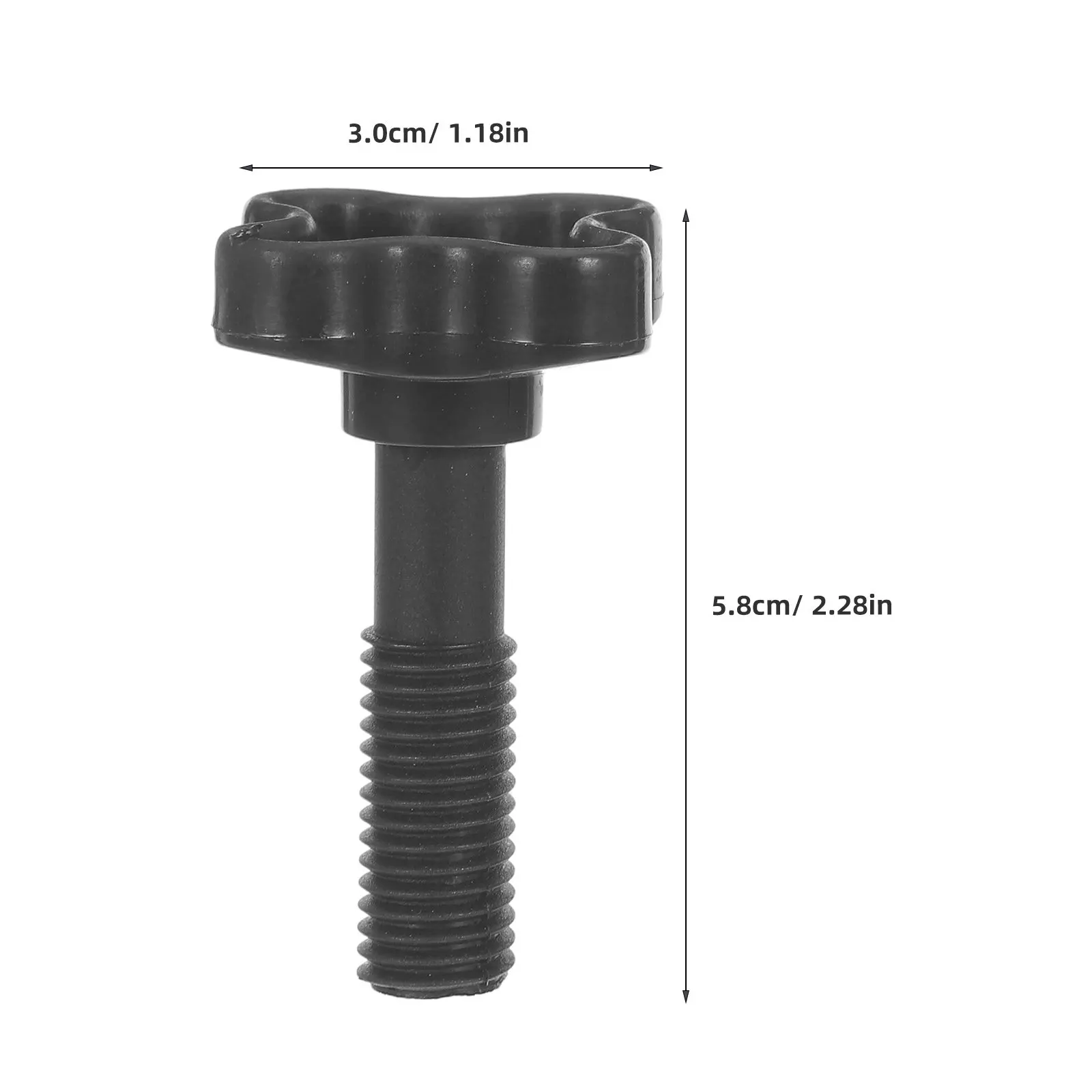 1Pair M12x26mm Outdoor Swing Canopy Replacement Screw Plastic Fixing Bolt for Patio Porch Garden Swing Chair Roof Hardware view 5