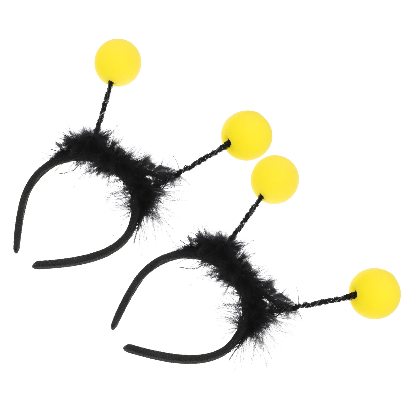 

2 pcs LED Bee Headbands Birthday Christmas Masquerade Cosplay Stage Kids Hair Hoop Led Glowing Headwear Accessories