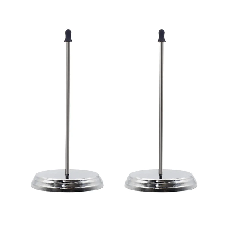 Restaurant Receipt Holder,Receipt Holder Spike, Check Spindle, 3 Inch Round Base, Desk Straight Rod 5.6 Inch Long 2Pack
