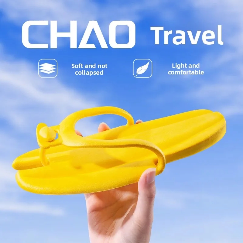 Travel Foldable Slippers Portable Female Shower Bathroom Non-slip Swimming Men's Business Trip Non-essential Supplies