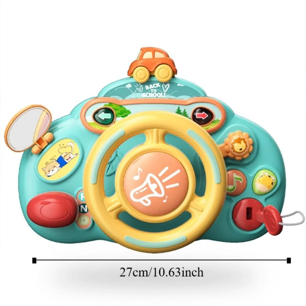 Kunststoff Baby Lenkrad Spielzeug Puzzle mit Sound Licht Elektrische Simulieren Fahren Auto Frühe Bildung Mehrere Funktionen