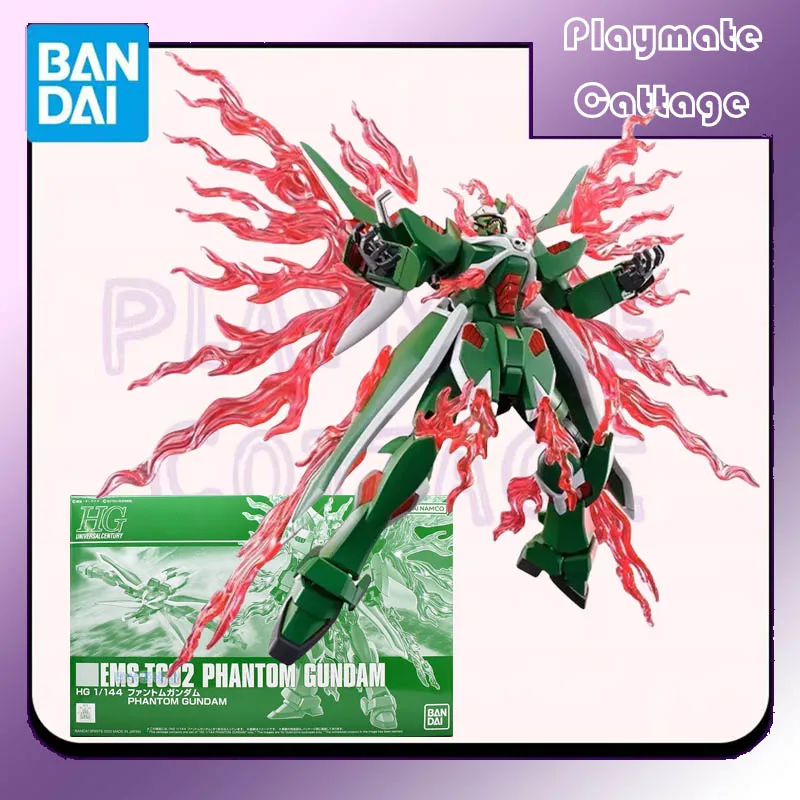 

In Stock BANDAI Original HG 1/144 EMS-TC02 PHANTOM GUNDAM Anime Figure Assembly Model Toy Collectible Ornaments Gift Children