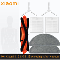 For Xiaomi E12 E10 B112 sweeping robot vacuum cleaner main brush side brush mop cloth HEPA filter spare parts