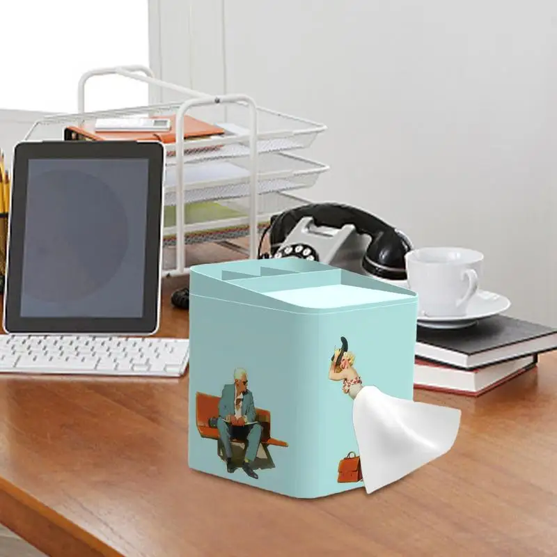 Funny Tissue Holder Creative Tissue Box Covers Tissue Box Cover With Storage Innovative Facial Tissue Holder Tissue Dispenser