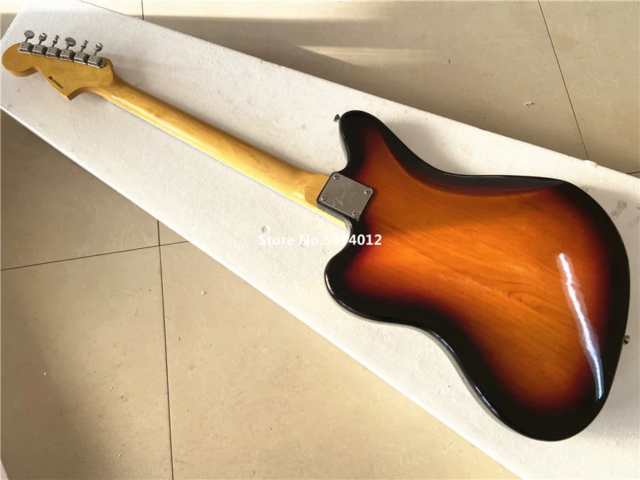 Inheriting the classic sunset jazz electric guitar can be customized to change free shipping