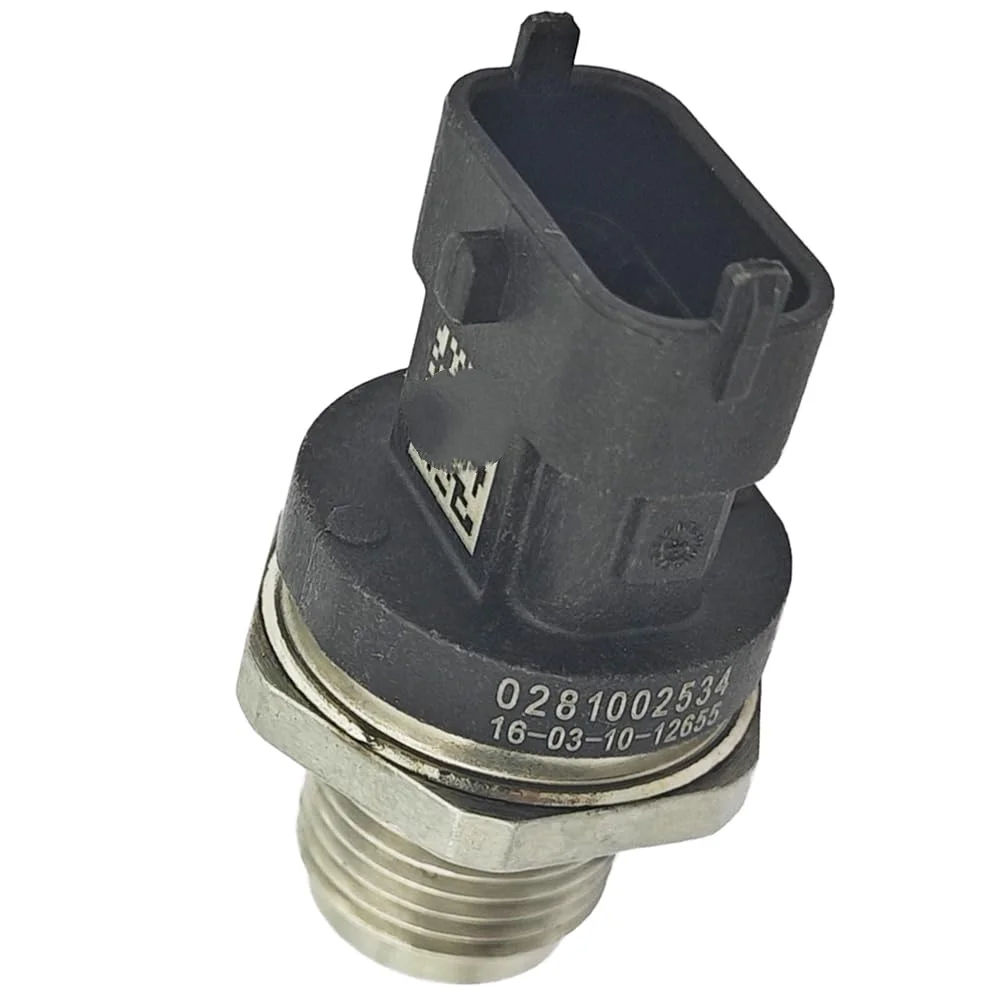 Msparts 0281002534 Fuel Rail Pressure Sensor For Chevrolet GMC 2004-2005 Duramax 6.6L Diesel V8