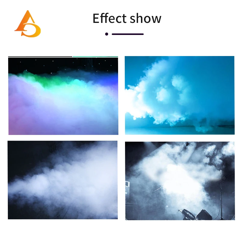 Imagem -06 - Dmx Fog Machine For Stage Fog Machine Fogger Usando Fog Fluid Fotografia de Casamento Forest Mist Effect Stage dj 500w Novo