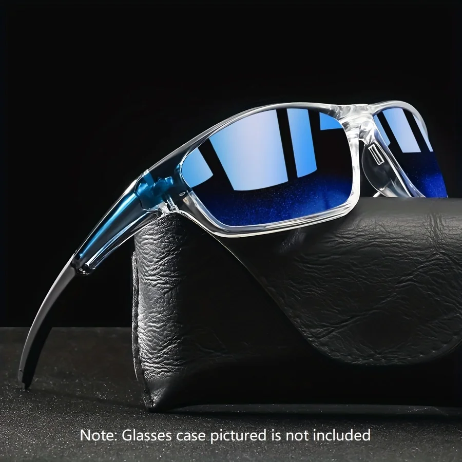 Anti-Glare Night Vision Oval Yellow Goggles UV Protection Sunglasses for Men Women Fashion Driving Fishing Glasses