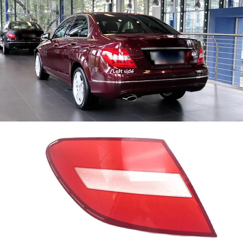 

forMercedes Benz C-Class 2011-2014 Car Rear Taillight Shell Brake Lights Shell Replace Auto Rear Shell Cover Lampshade