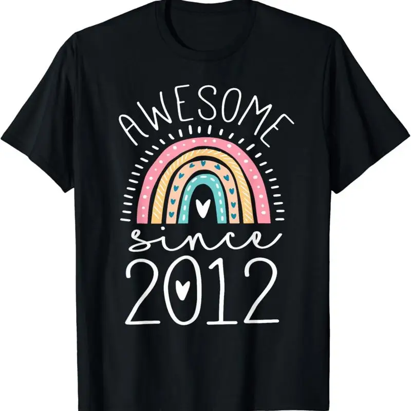 رهيبة منذ 2012 عيد الميلاد الثاني عشر قوس قزح ولد في تي شيرت #1