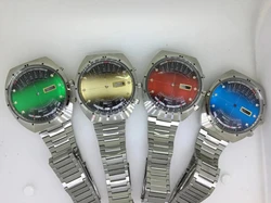 Set di custodie per orologi da 42.5mm calendario perpetuo O Dial per 46941/46943 movimenti cinturino in acciaio inossidabile copertura in resina organica