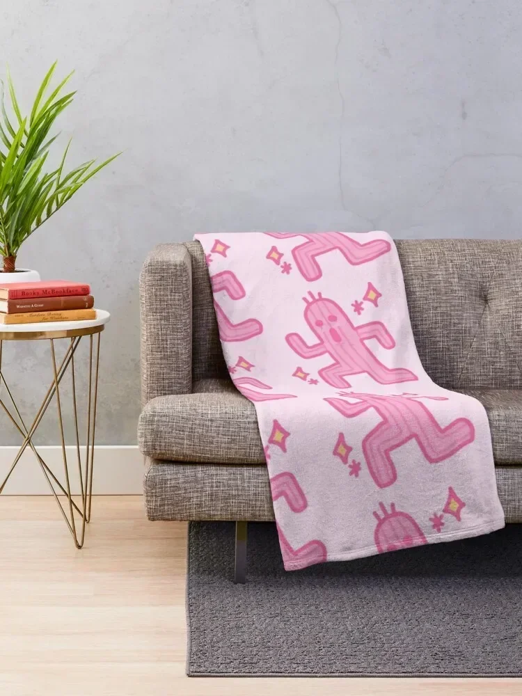 Kawaii Cactuar Throw Blanket