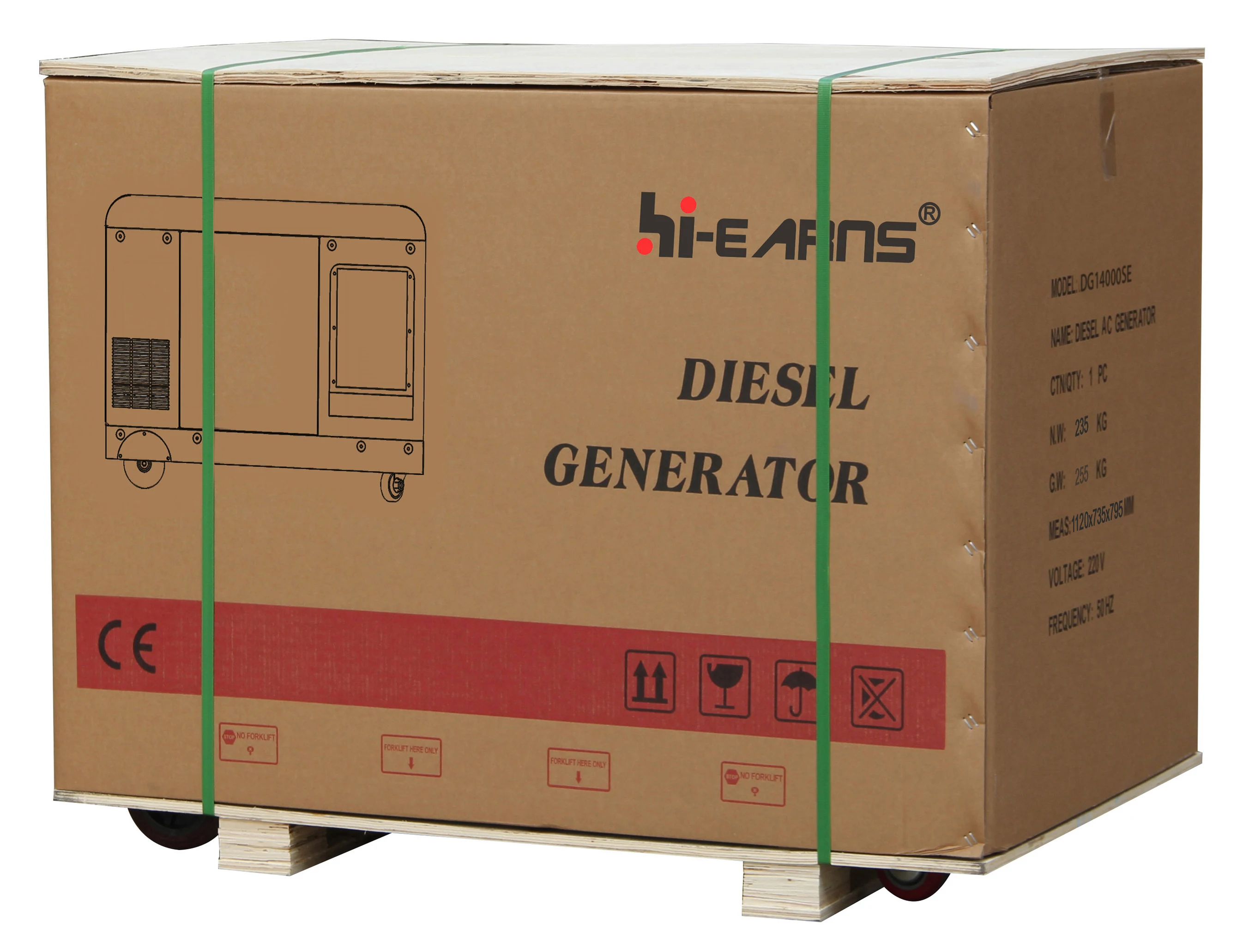 3KW air cooled silent type die·sel generator with price