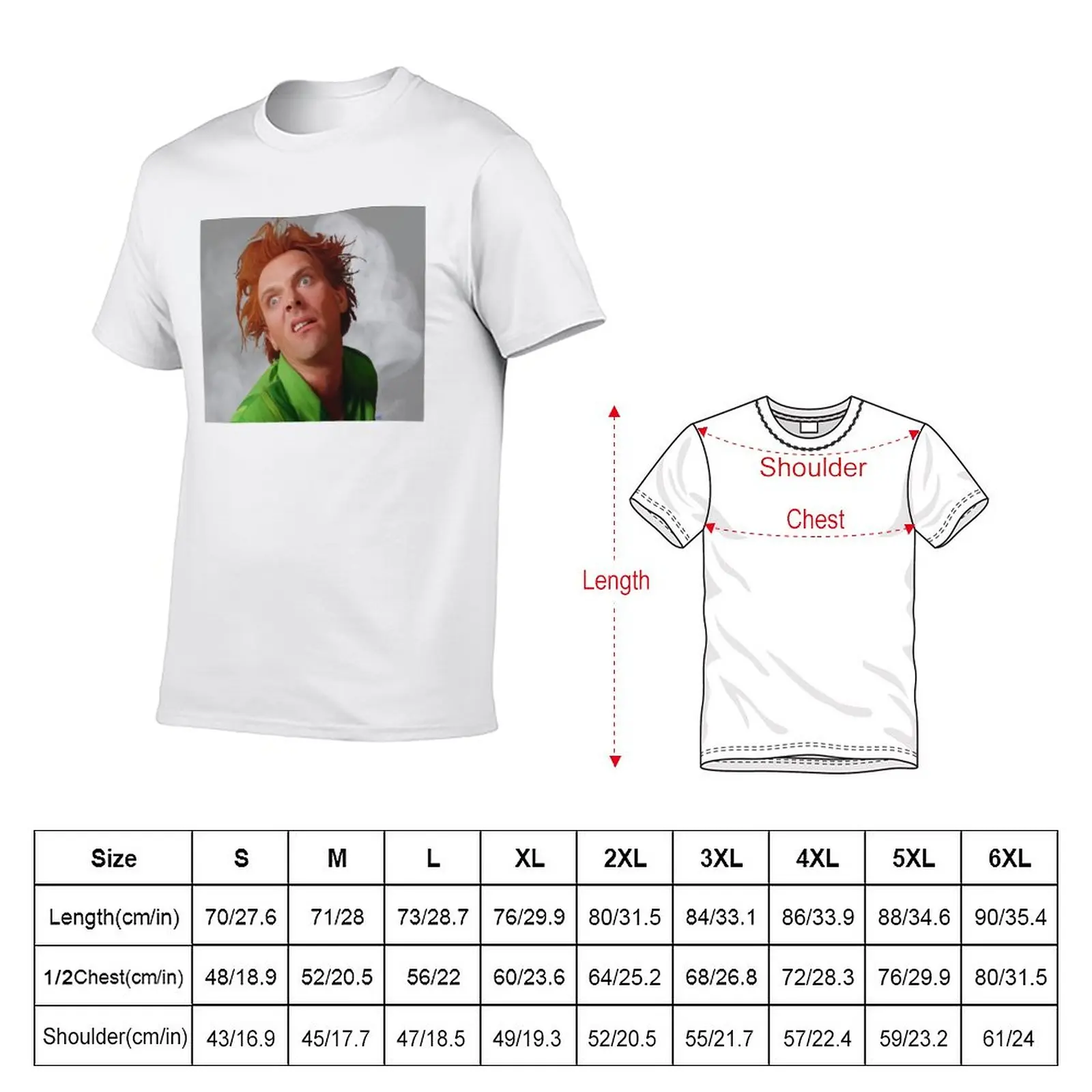 New Drop Dead Fred Magical Realism Digital Portrait with Background T-Shirt funny t shirt graphics t shirt mens workout shirts