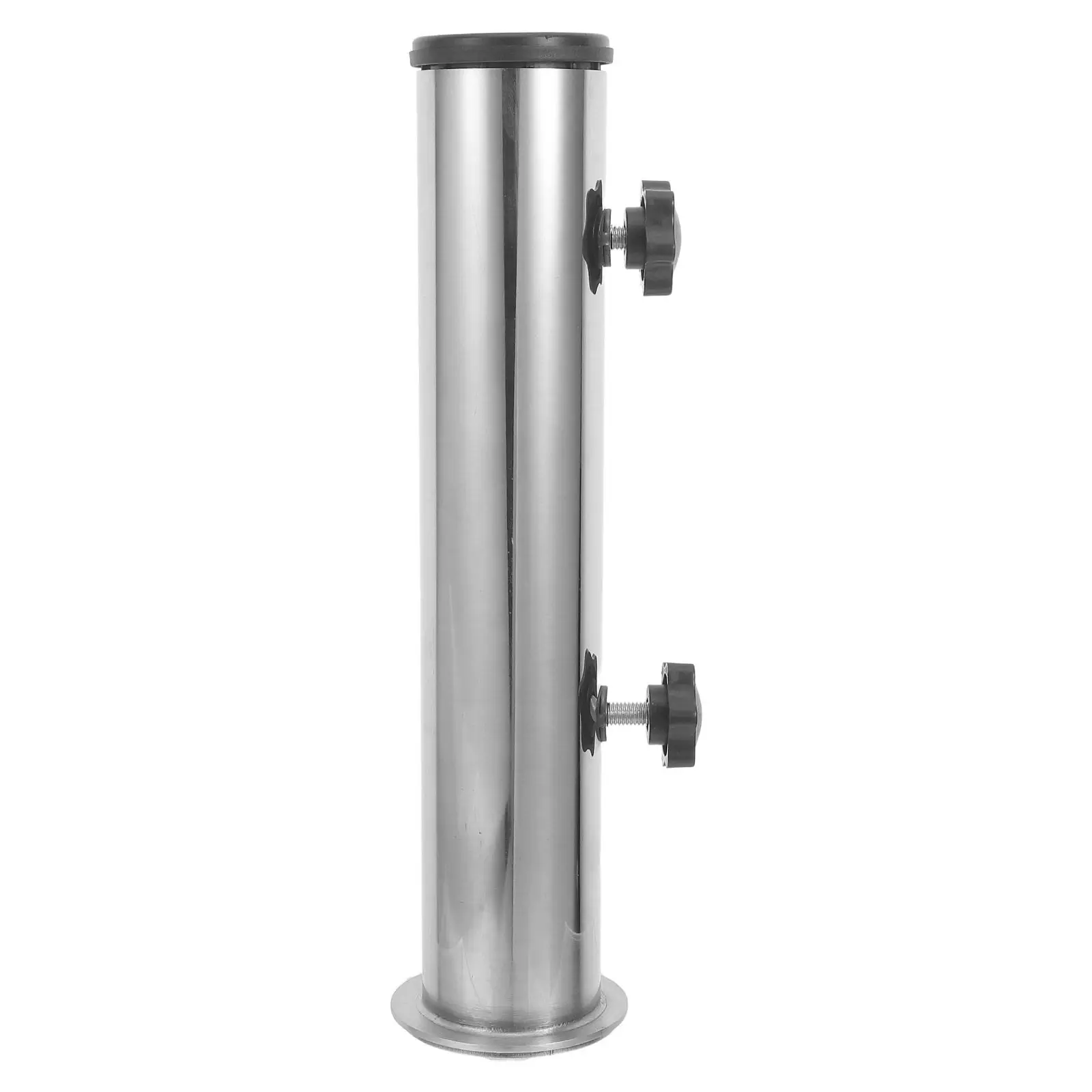 

1Set Heavy Duty Metal Patio Umbrella Base Stainless Steel Pole Tube Replacement Stable Outdoor Stand for Garden Balcony Beach