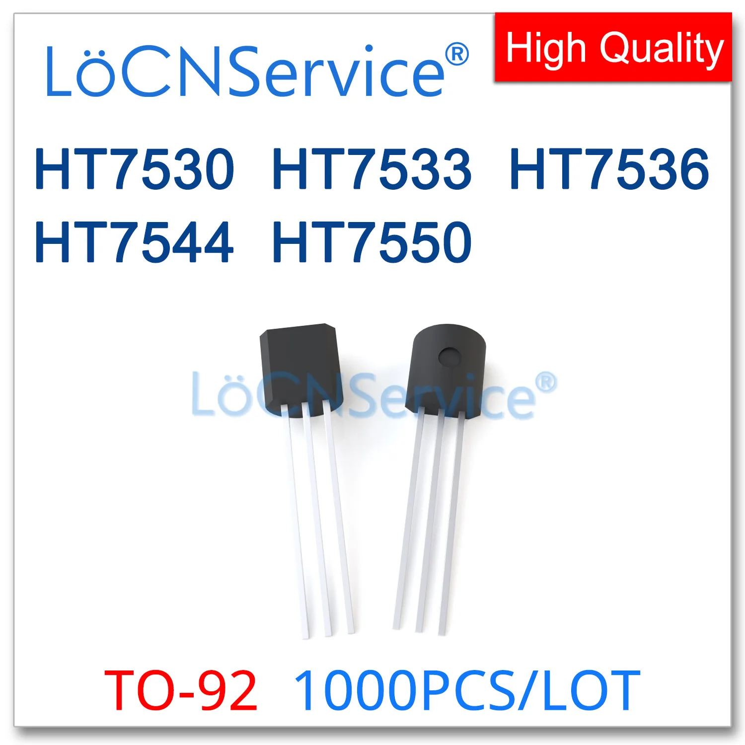 

LoCNService TO92 1000PCS HT7530 HT7533 HT7536 HT7544 HT7550 DIP Made in China High quality