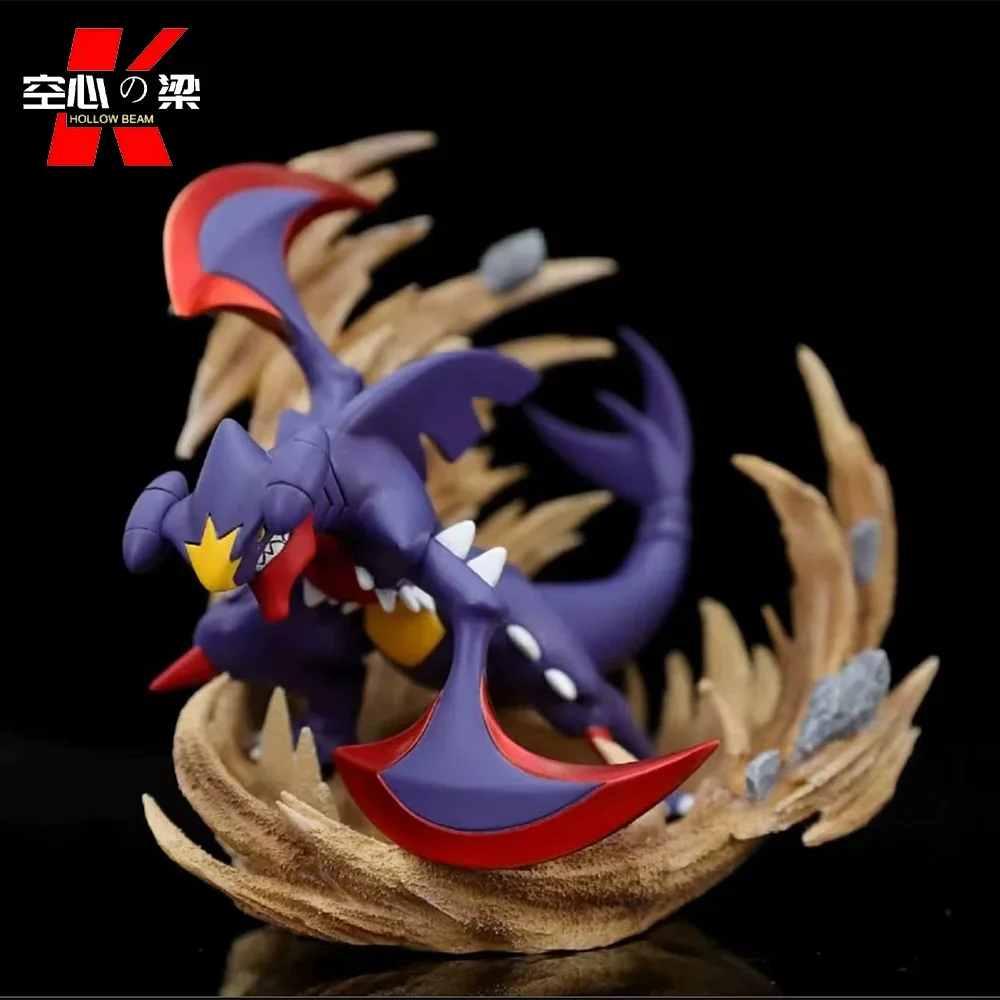 [1/20 Scale World] Gible & Gabite & Garchomp & Mega Garchomp Toy Figure Decoration