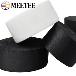 Meetee 10 metrów 10-80mm nylonowe opaski elastyczne do biustonosza bielizna pasek na ramię dekoracja odzieży pasek rozciągliwy DIY akcesoria do szycia