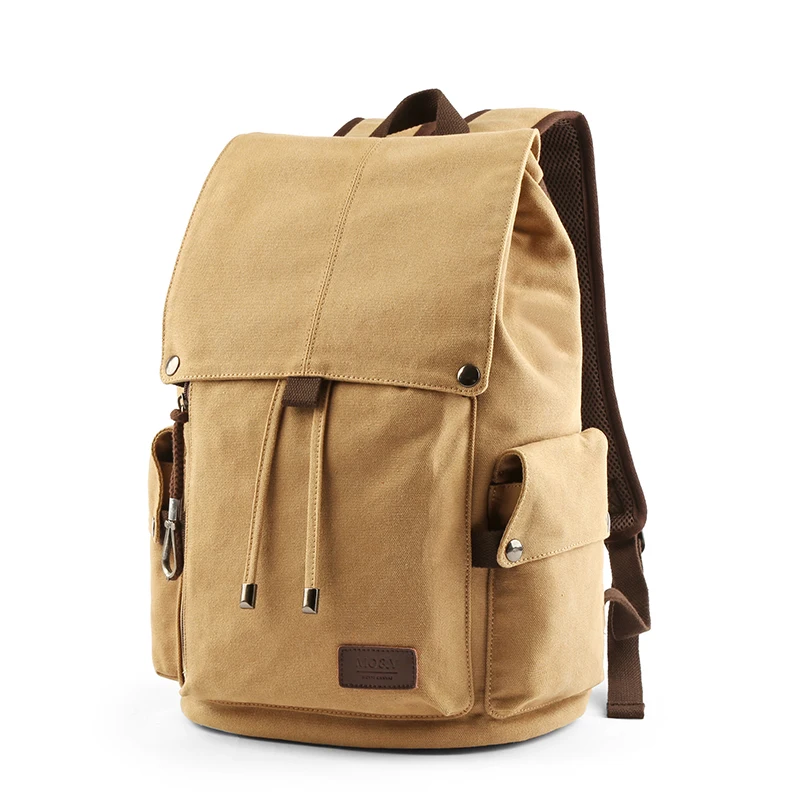 

New Men's Trendy Canvas Backpack Large Capacity Middle School Student Backpack Youth Casual Travel Backpack/laptop Bag