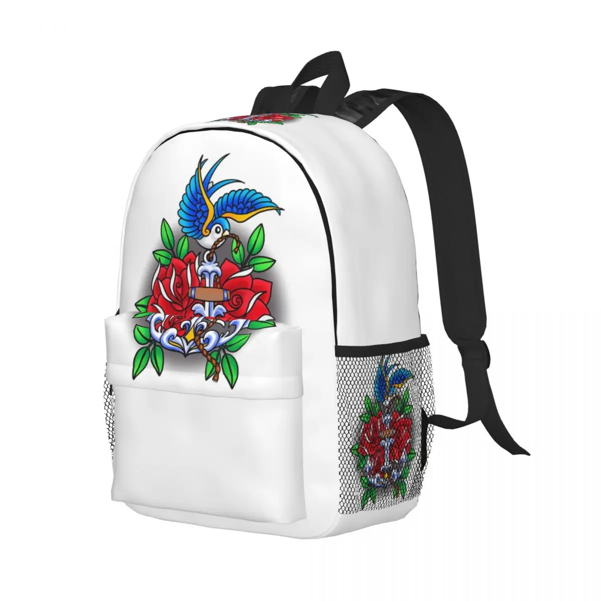 

Anchor Aweigh Backpack Student Boys Girls BookBag Children School Bag Computer Shoulder Bags for Men Women