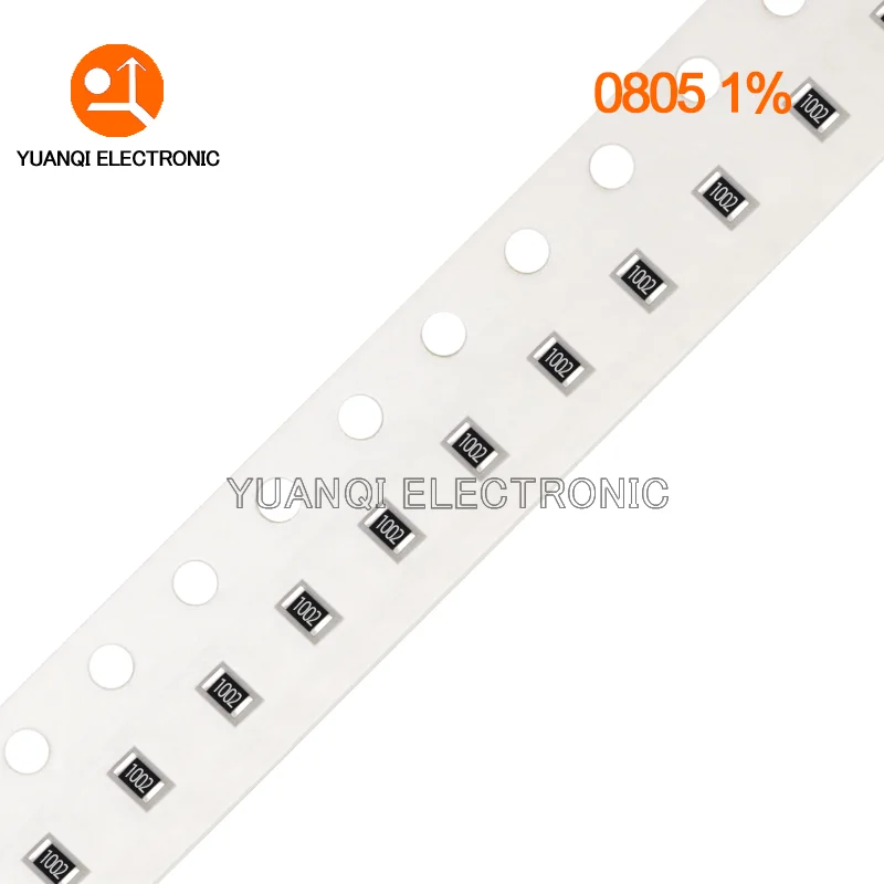 

100pcs 0805 1% SMD resistor 1.24 1.74 5.9 11.5 13.7 14.7 24.3 33.2 42.2 48.7 60.4 107 127 147 226 324 422 549 732 866 976 ohm