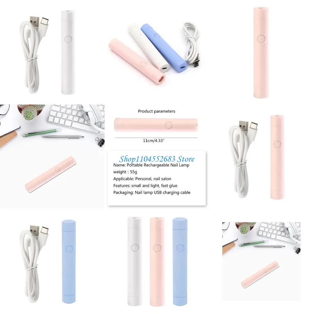 Y6GD قلم مجفف الأظافر LED مصباح الأظافر للأظافر الجل UV Gel Light Professional Light #1