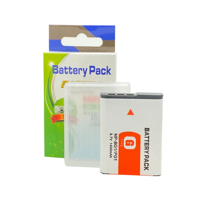 3.7V 1400mah NP-BG1 Battery NP BG1 NPBG1 Batteries FG1 DSC T20 T100 HX30 W120 W125 W130 W150 W170 W200 W210 W220 W230 W290