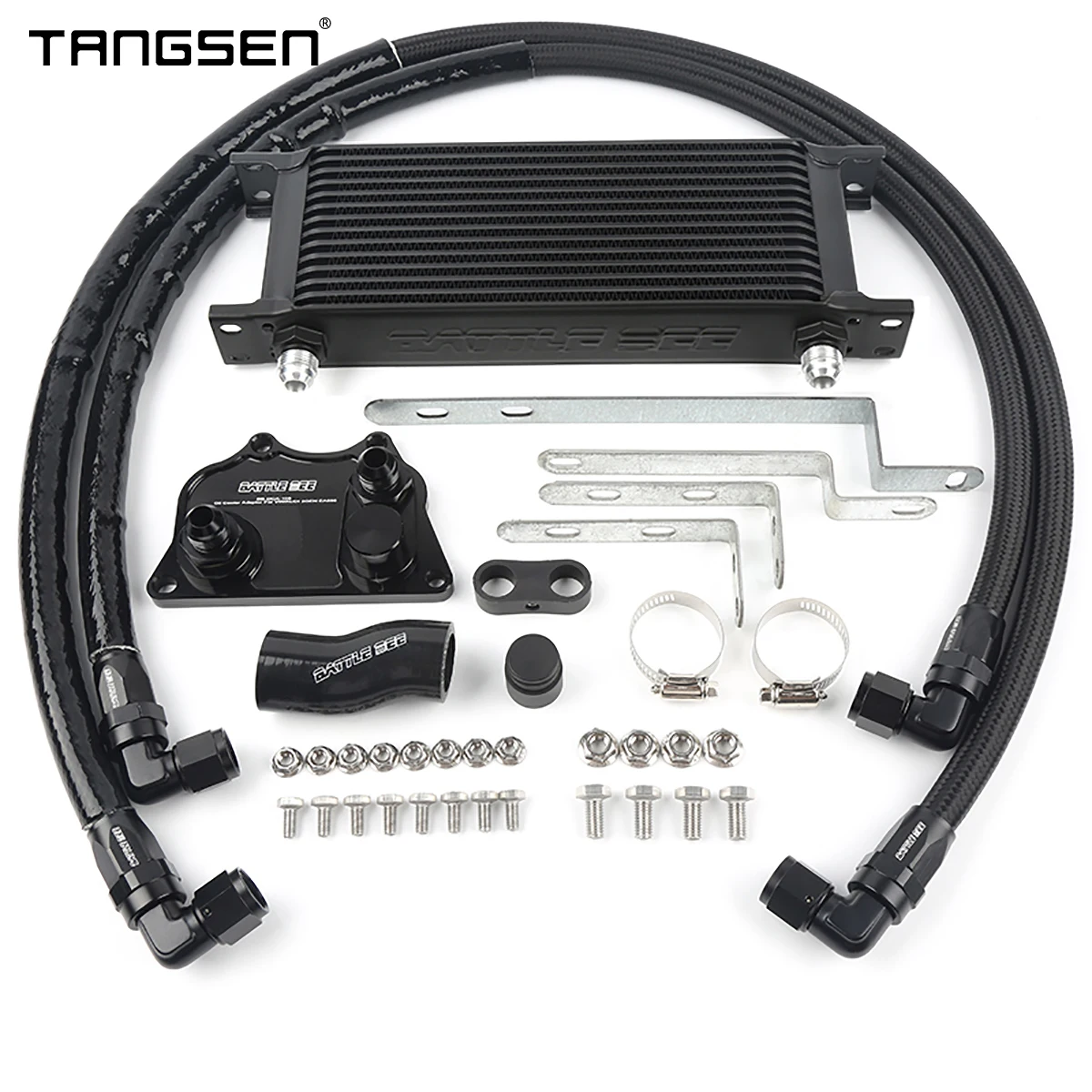 Engine Oil Cooler Kit Oil Cooling System For VAG Volkswagen Audi MK6 EA888 GEN2 2.0T Oil Cooler Kit