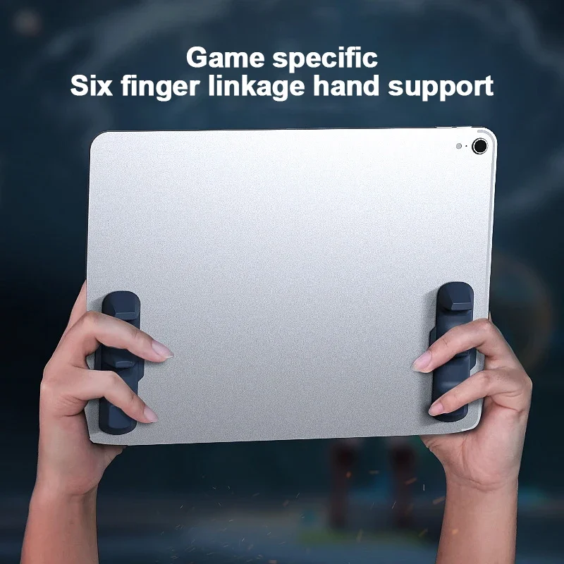 Funda de silicona con agarre para tablet MEMO PB01, compatible con iPad, controlador para PUBG Mobile, soporte con reposamanos 3