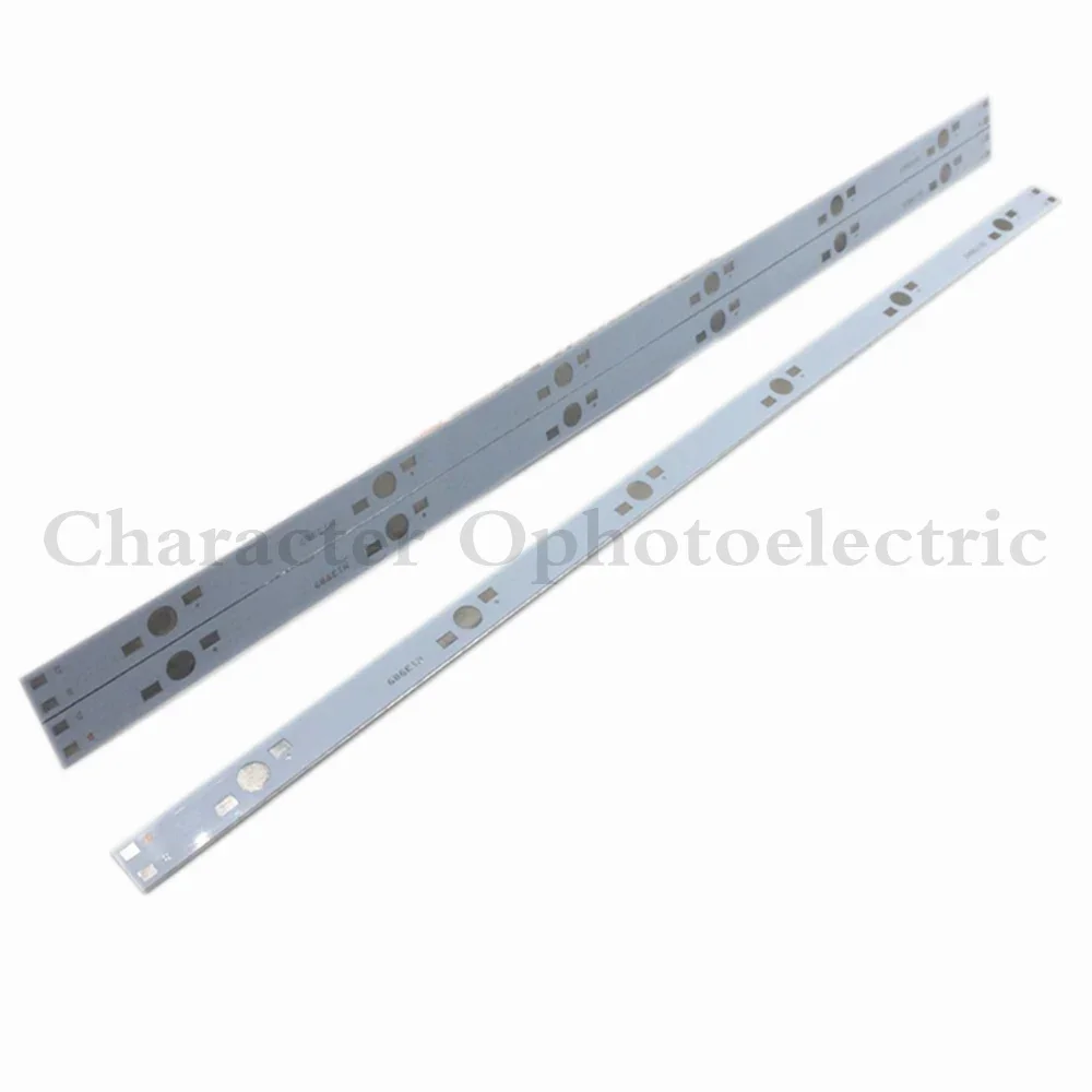 10PCS 30CM x 1CM Aluminium PCB Circuit Board for 6 x 1w,3w,5w LED in Series