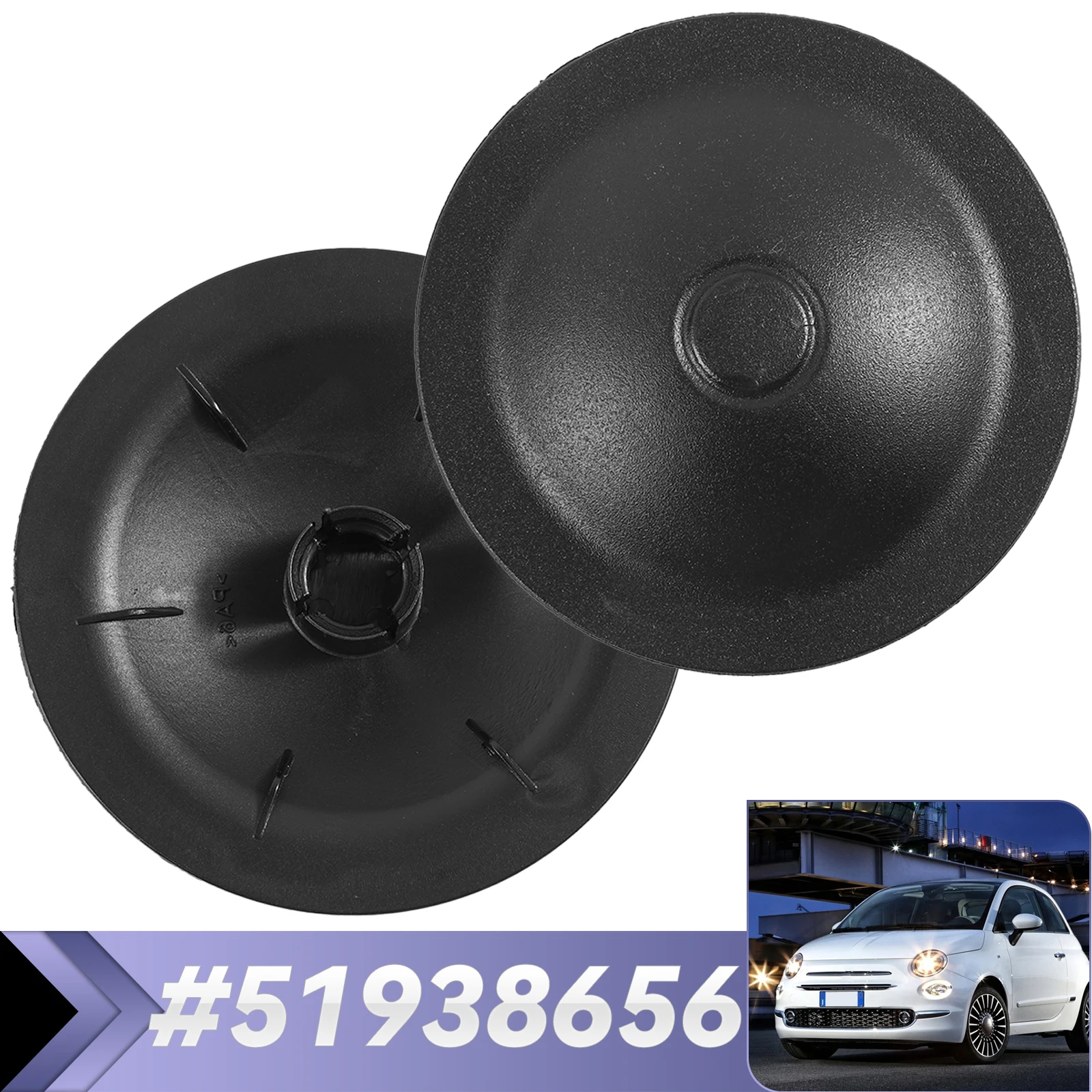 

2PCS Front Shock Absorber Top Suspension Strut Mount Cover Cap For Fiat 500 Abarth 2008 - Onwards Ford KA 51938656 Accessories