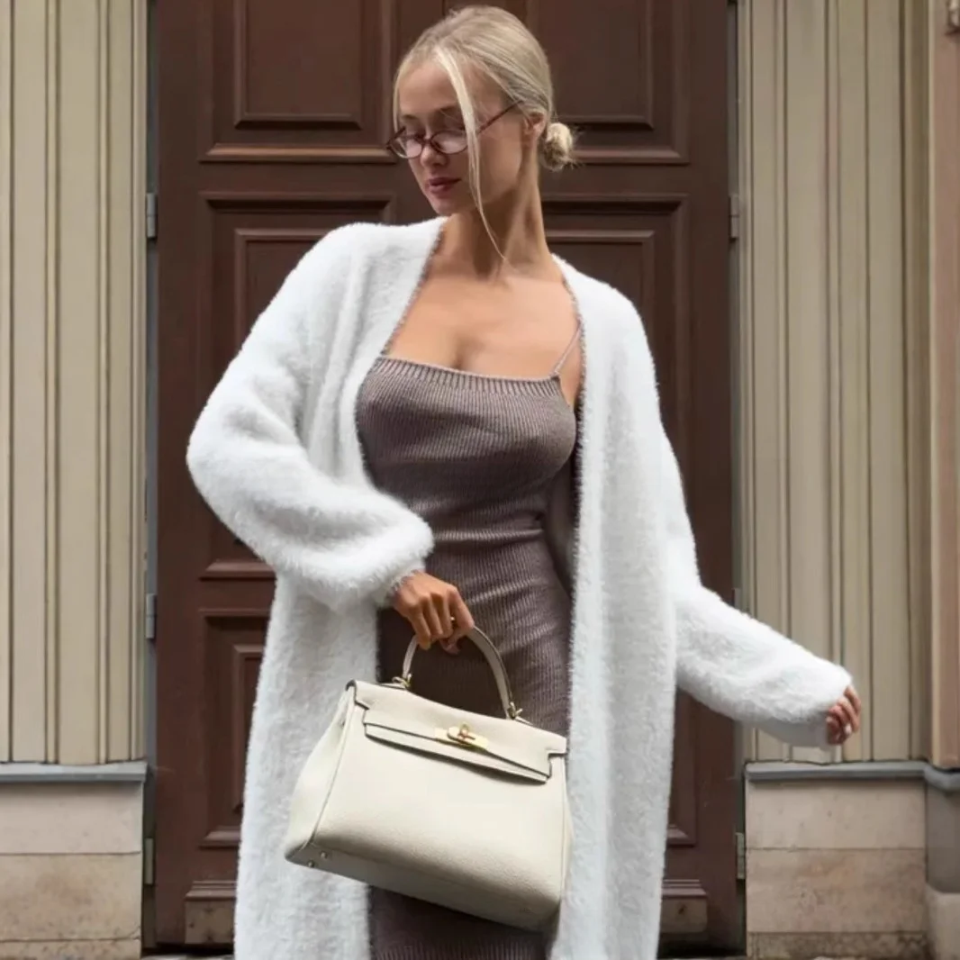 mink-white-fluffy-soft-plus-long-sweater-jacket-2025-trendy-outerwear-comfortable-stylish-abs-material-unbranded-classic