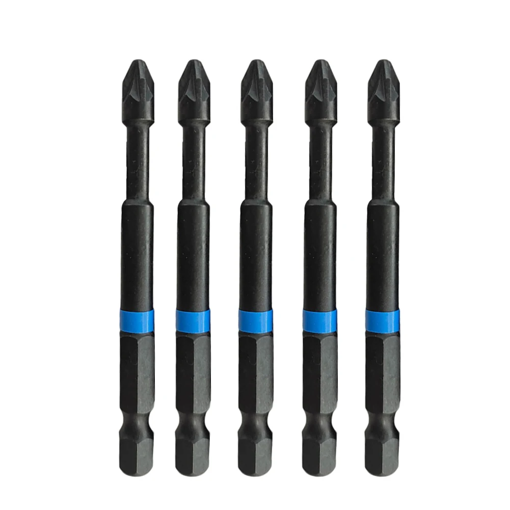 For Screw Driving Tasks Magnetic Screwdriver Bits 75mm Screwdriver Bits Alloy Steel Material Optimal Stability