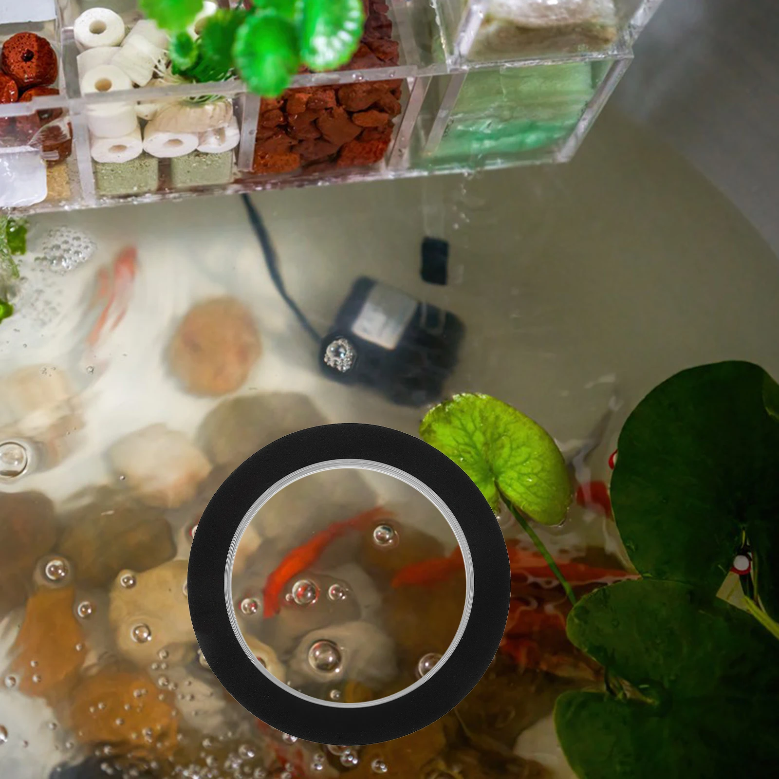 

Pond Floating Cover Dome Fish Accessory Viewing Globe Acrylic Aquarium Dome EVA Material Waterproof Outdoor Garden