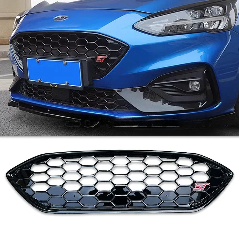 Voor Ford Focus MK4 ST ST-Lijn/X 2019-2021 MK4 Voorbumper Grille Kits Auto Grille Mistlamp lamp Cover Auto Accessoires