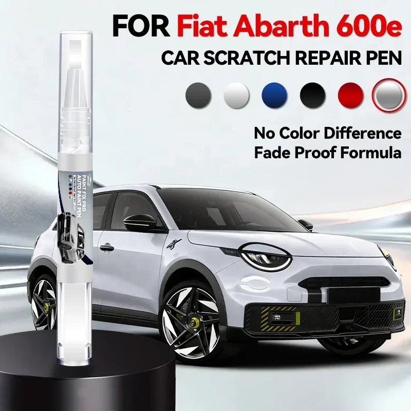 Lápiz de Reparación de Pintura para Automóviles, Exclusivo para FIAT Abarth 600E 2024-2025, Accesorios para Reparación de Arañazos, Rojo 159 Blanco G
