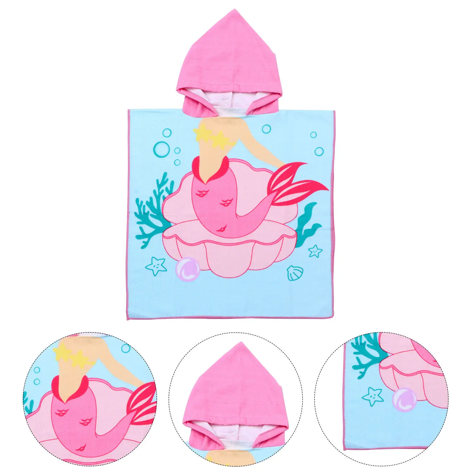 

Детское банное полотенце с мультяшным рисунком, дышащие впитывающие полотенца для детей и младенцев, мягкие, из микрофибры, быстросохнущие