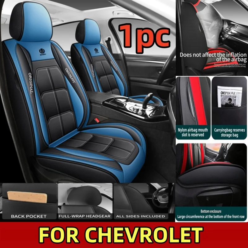 

FOR CHEVROLET Car seat covers, waterproof artificial leather wear-resistant fully wrapped comfortable muscle seat covers