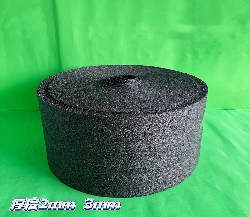 30/40CM Gulungan Kapas Mutiara EPE Hitam Tebal 2mm Panjang 20/30m Busa Penyerap Guncangan untuk Perlindungan Produk atau Dekorasi DIY