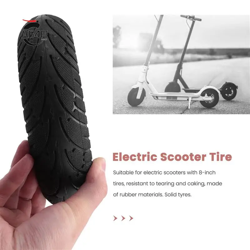 

A64P-8 Inch Electric Scooter Tire 200X50 Solid Tire Rear Tire For Speedway RUIMA Mini 4 PRO
