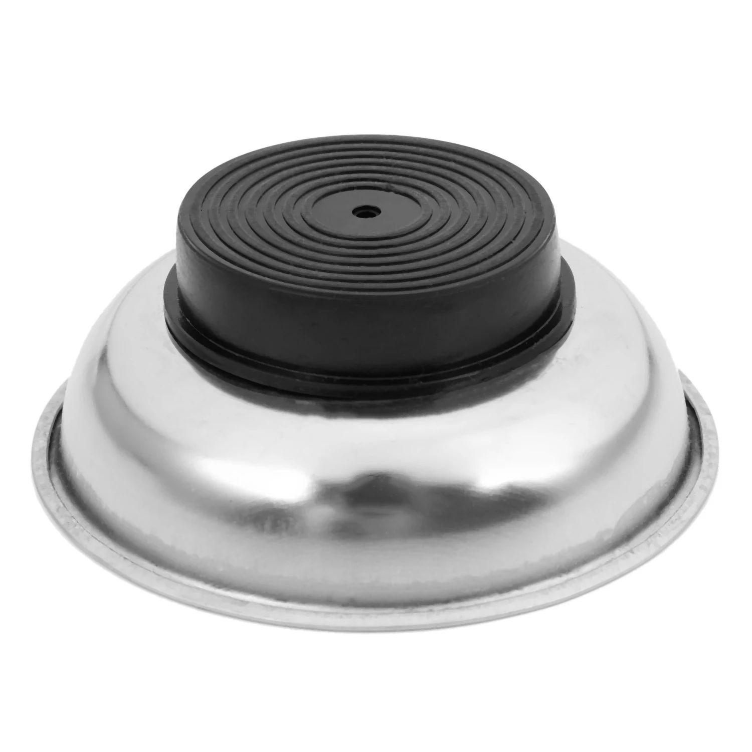 Circle Stainless Steel Magnetic Parts Bowl Tool Tray Nuts Bolts Screws Part Tray Magnetic Parts Plate Silver 3 inches image 2
