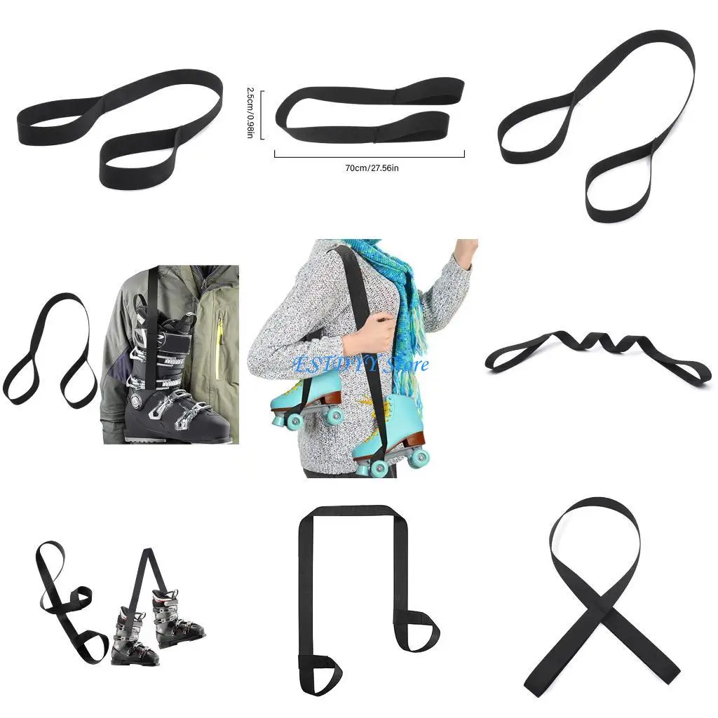 G6DE على الجليد التمهيد الكتف الرافعات المقود قابل للتعديل حاملات أحذية التزلج الأشرطة حزام النقل لأنشطة التزلج على الجليد