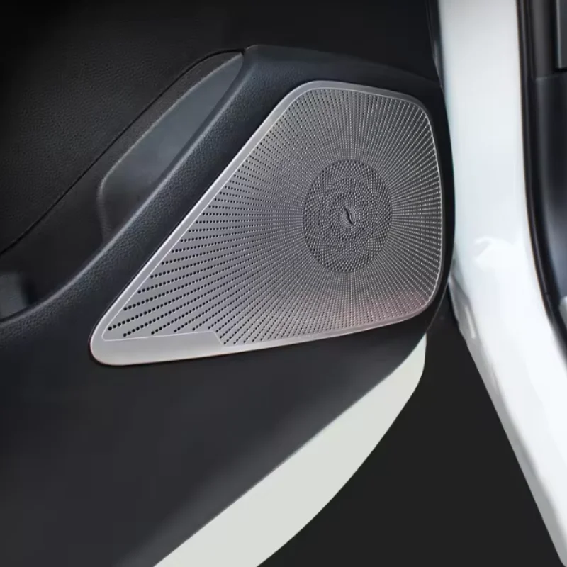 For Toyota Corolla E210 2019 - 2024 Stainless Car Front Rear Door Speaker Cover Decorative Tweeter Stickers
