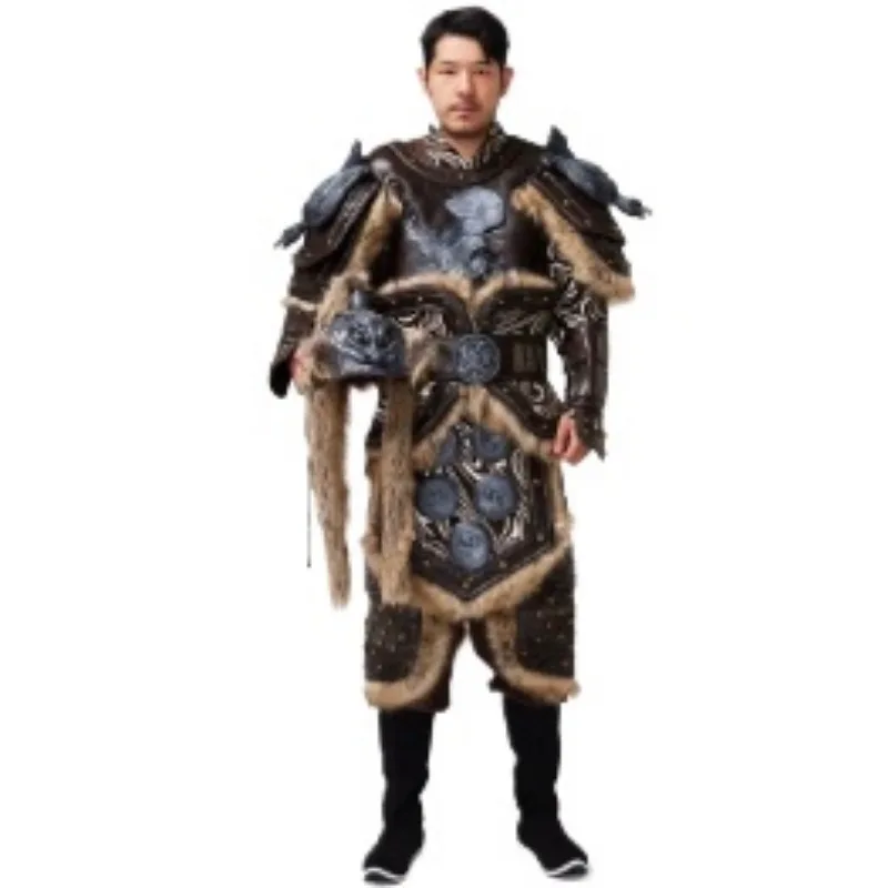 

Ancient Mongolian clothing customization grassland famous armor customization for sale, Mongolian general soldier armor for sale
