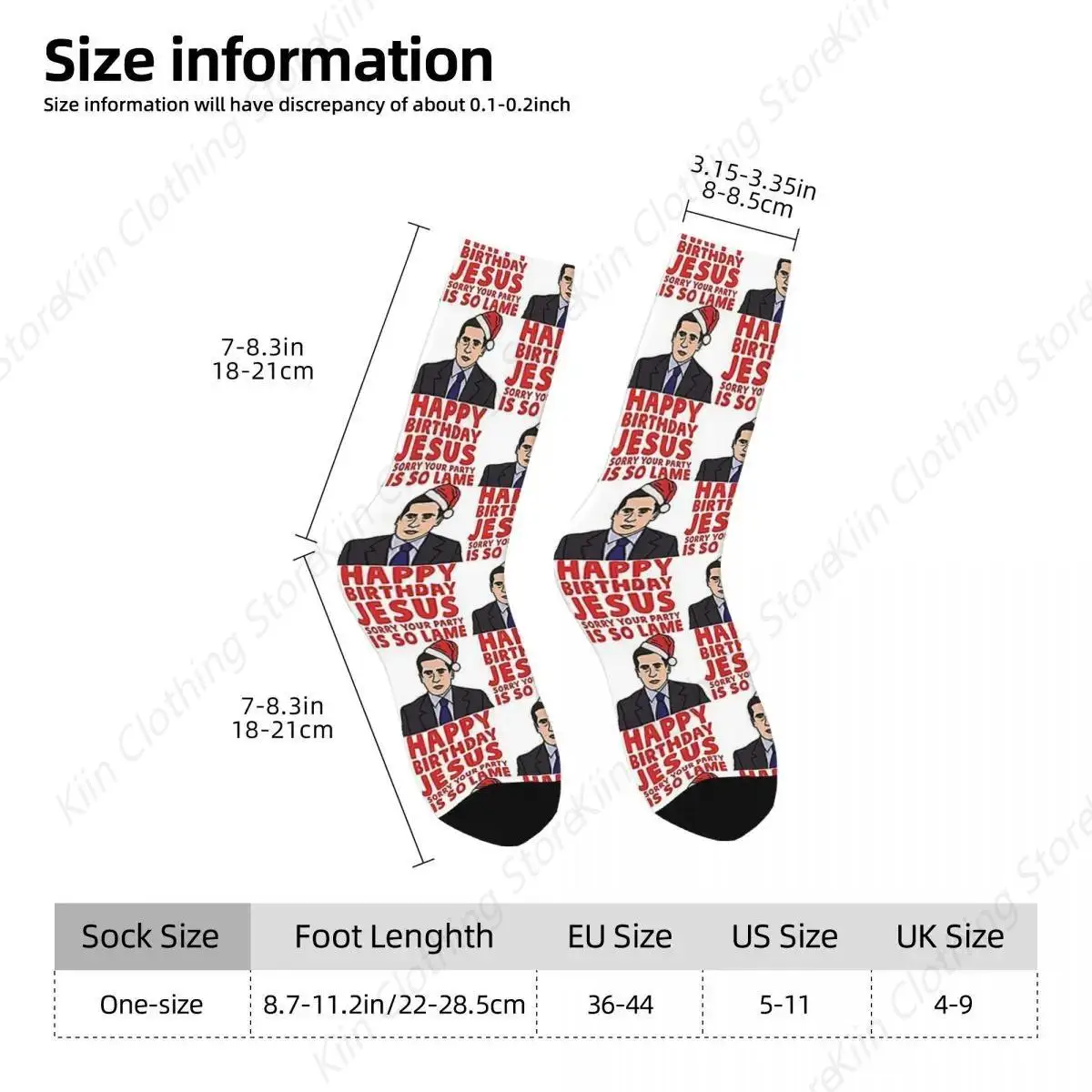 Happy Birthday Jesus Sorry Your Party Is So Lame Socks High Quality Stockings All Season Long Socks for Unisex Birthday Present