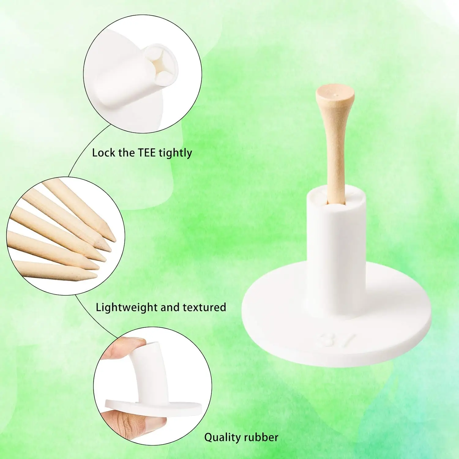 5 قطعة/الحزمة جولف المطاط المحملة جولف المحملة المطاط الصليب لينة جولف المطاط المحملة حامل