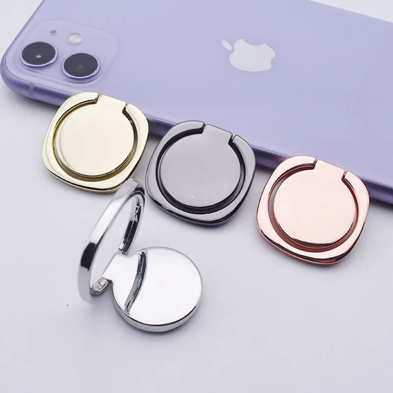 Universal Mobile Phone Ring Buckle Holder Full Metal Back Sticker Ring Buckle Socket Mobile Cell Holder for Xiaomi HUAWEI