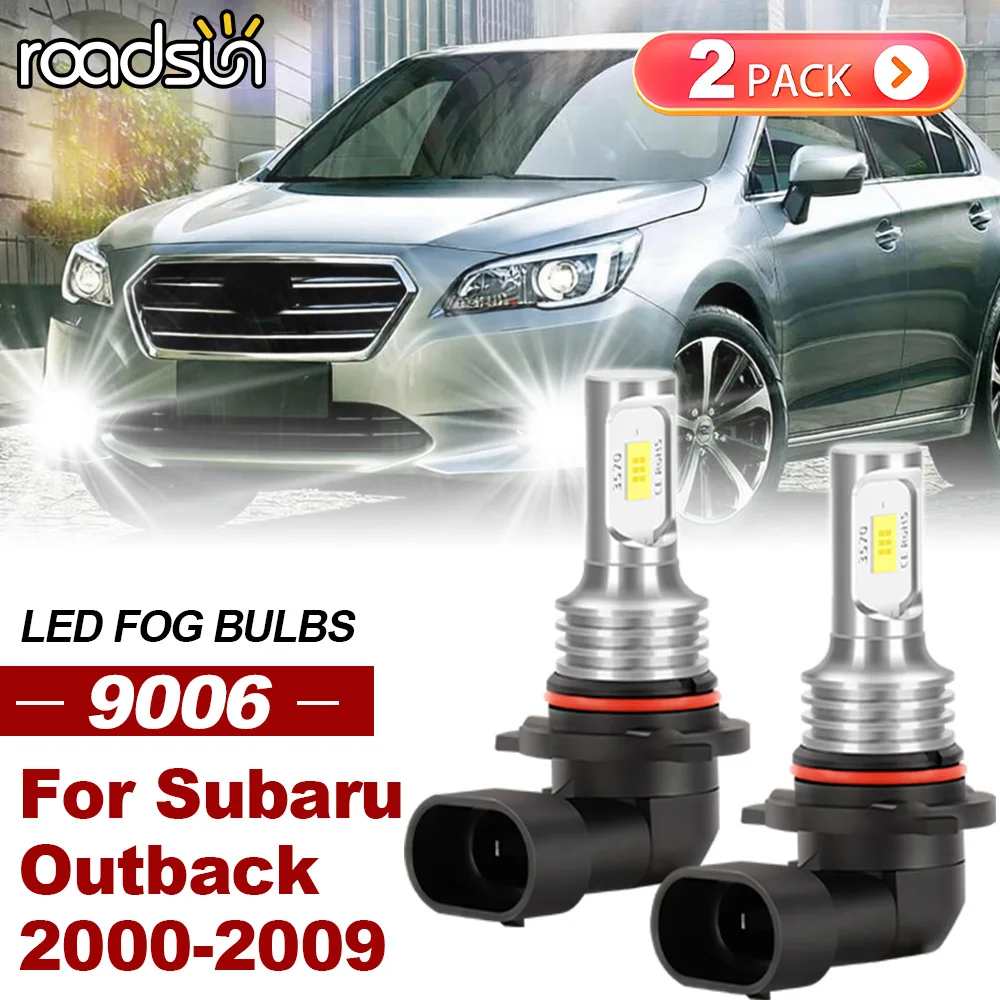 

2pcs For Subaru Outback 2000-2009 LED Car Front Fog Light Lamp 2001 2002 2003 2004 2005 2006 2007 2008 Canbus Accessories